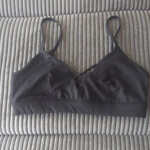 ALO Yoga Black Strappy Bralette